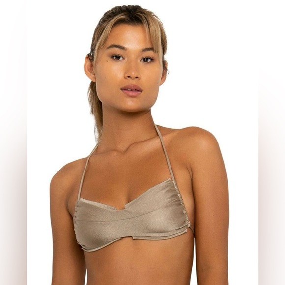 Elegant Tan Bikini Set - Picture 3 of 6